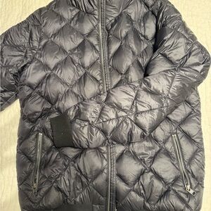 Quilted Gray Patagonia Bomber Jacket
